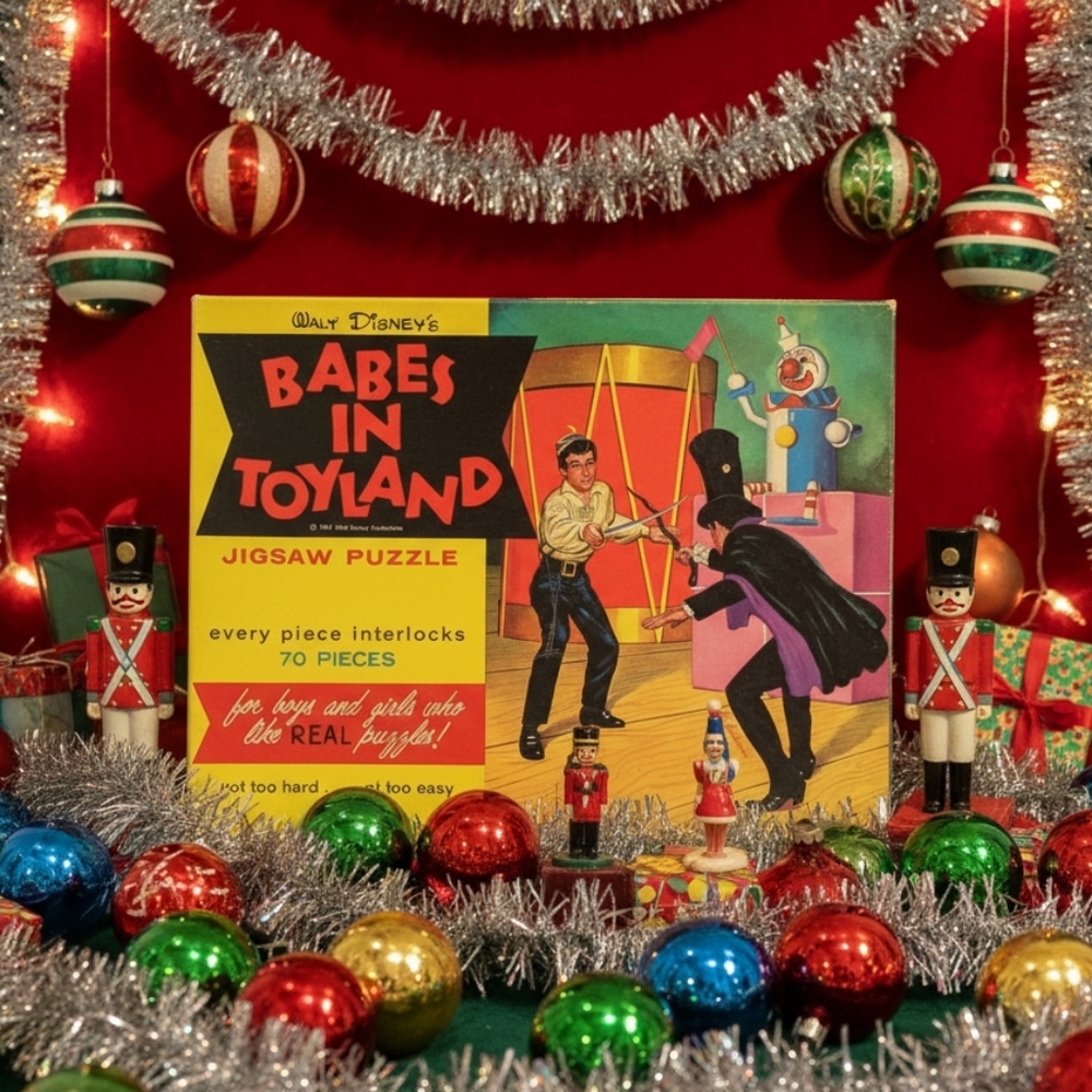 Walt Disney Babes in Toyland Collectible Jigsaw Puzzle – 1961 Disneyana Treasure